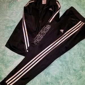 Kids Adidas Two Piece Sweat Suit